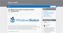 Desktop Screenshot of genelaisne.com